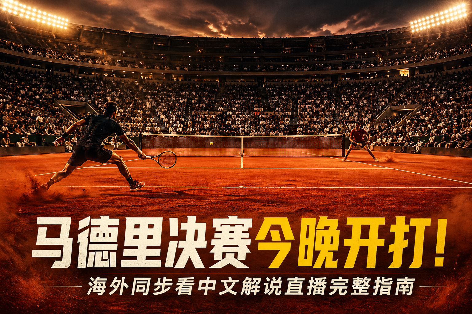 2026马德里网球公开赛决赛来了！海外华人如何同步看中文解说直播